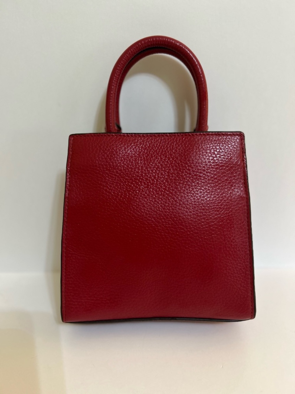 COACH Mini Pepper Red Leather  Crossbody Satchel Handbag - Picture 3 of 13